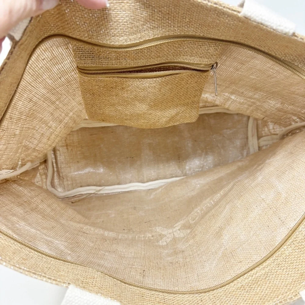 Celebrity Cruises Large Beach/Tote Bag 100% Jute 20.5